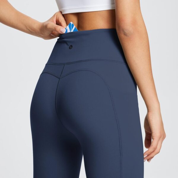 BALEAF Women's Leggings with Pockets Tummy Control Workout High Waisted Athletic Running 7/8 Ultra Soft Gym Yoga Ankle Pants - Image 5