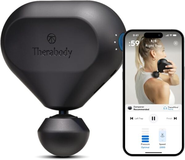 TheraGun Mini Massage Gun - Handheld Deep Tissue Percussion & Compact Personal Massager for On-The-Go, Portable Muscle Pain Relief in Neck, Back, Leg, Hand, Shoulder and Foot (Black 2.0) - Image 2