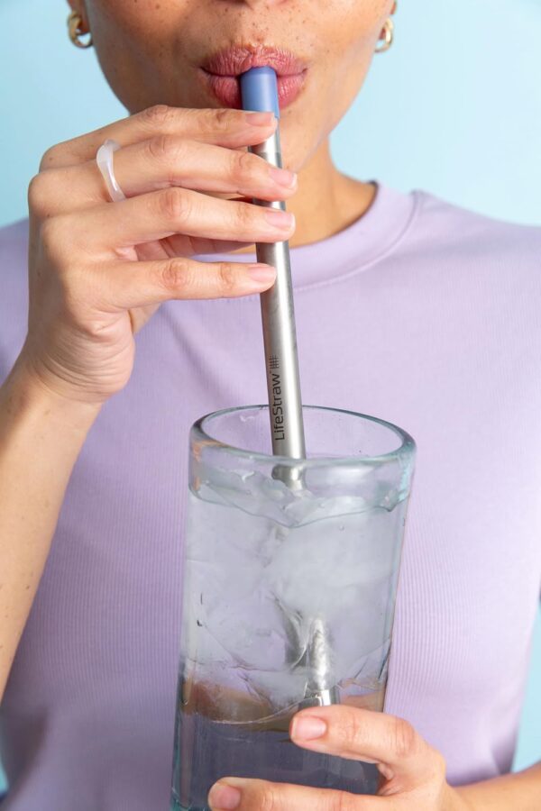 LifeStraw Sip – Reusable Stainless Steel Water Filter Drinking Straw - Image 6