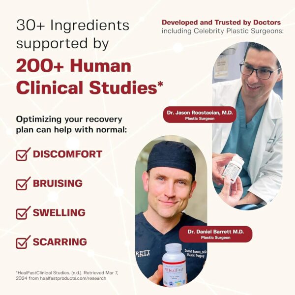 Post Surgery & Injury Recovery Supplement (Post-Op) - Supports Healing Optimization for Surgery, Wounds, Scar Treatment & Bruising - BBL Post Surgery Supplies - Image 5