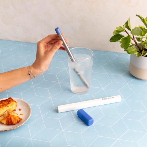 LifeStraw Sip – Reusable Stainless Steel Water Filter Drinking Straw - Image 5