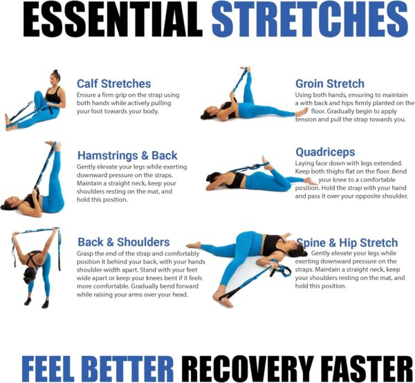 KneeSled™ Ultra Stretch Strap Best Choice for Physical Therapy U.S.A. - Image 6