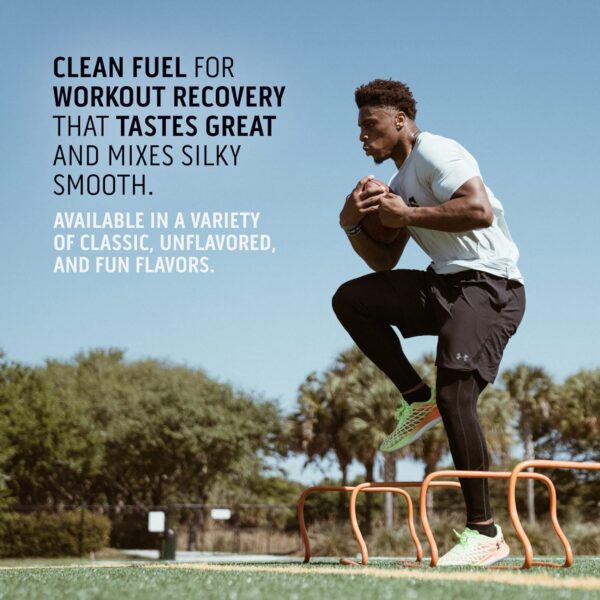Ascent 100% Whey Protein Powder - Post Workout Whey Protein Isolate, Zero Artificial Flavors & Sweeteners, Soy & Gluten Free, 5.5g BCAA, 2.6g Leucine, Essential Amino Acids, Vanilla Bean 2 lb - Image 9