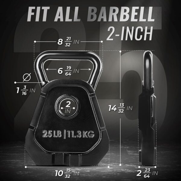 Yes4All Kettlebell Special Shape, Upgraded &Multifunctional for Advanced Training, Solid Cast Iron Powder Coated, Anti Slip Handle Strength Training Equipment - Image 4