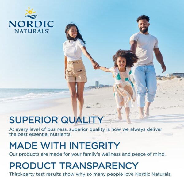 Nordic Naturals Ultimate Omega, Lemon Flavor - 60 Soft Gels - 1280 mg Omega-3 - High-Potency Omega-3 Fish Oil Supplement with EPA & DHA - Promotes Brain & Heart Health - Non-GMO - 30 Servings - Image 7