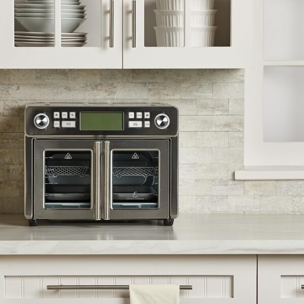 Emeril Lagasse Dual Zone 360 Air Fryer Oven Combo with French Door, 25 QT Extra Large, Cook Two Foods in Different Ways, Up to 60% Faster from Frozen to Finish - Image 7