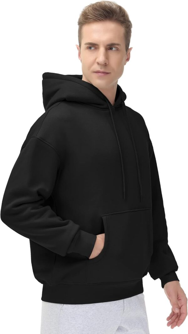 THE GYM PEOPLE Men's Fleece Pullover Hoodie Loose Fit Ultra Soft Hooded Sweatshirt With Pockets - Image 8
