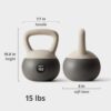 Soft Kettlebells with Cushioned Impact-Resistant Base and Anti-Slip, Wide-Grip Handle for Home Workouts, Weightlifting, and Personal Training - Image 11