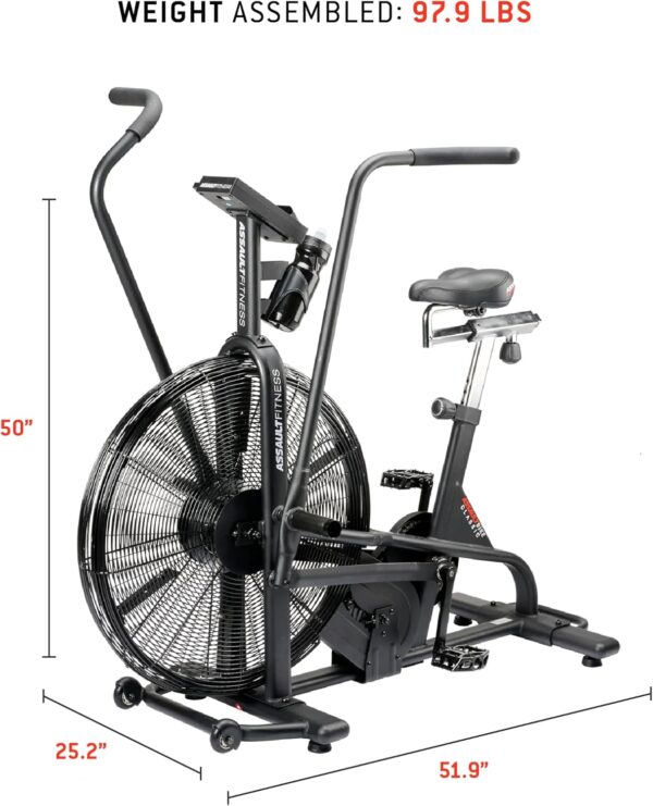Assault AirBike Classic, Black - Image 17