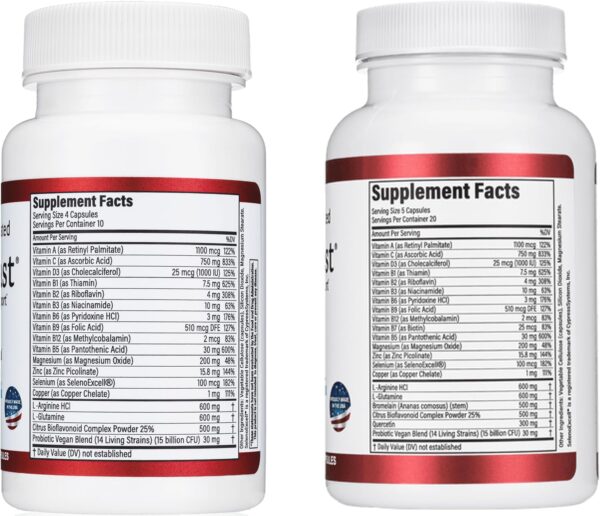 Complete Surgery & Injury Recovery Supplement: for Wound, Scar Treatment & Bruising w/Vitamins, Bromelain, Quercetin & Probiotics (Pre+Post Op) - Image 8