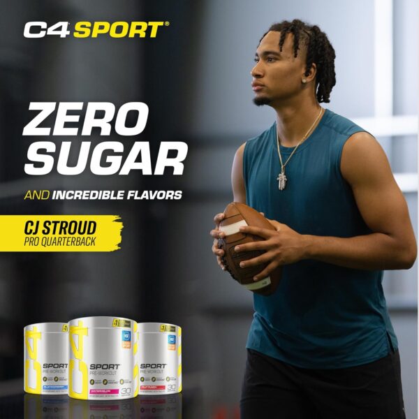 Cellucor C4 Sport Pre Workout Powder Watermelon - Pre Workout Energy with Creatine + 135mg Caffeine and Beta-Alanine Performance Blend - NSF Certified for Sport 30 Servings - Image 5