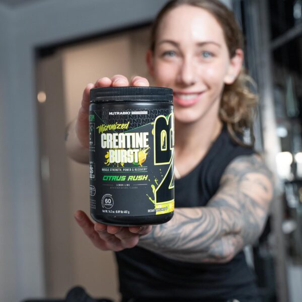 NutraBio Pure Creatine Monohydrate Powder Supplement, Citrus Rush, (300 g) - Supports Bulk Muscle Energy, Recovery, and Strength - HPLC Tested Pure Grade Creatine Powder Supplement for Men and Women - Image 4