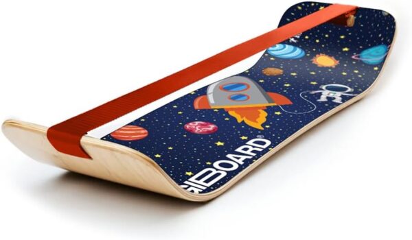 GIBBON GiBoard Balance Board for Adults & Kids - Slackline Workout Equipment Home Gym Training - Wooden Wobble Board Balance Trainer - Standing Desk Exercise - Yoga, Agility, Pilates, Core, Snowboard - Image 2