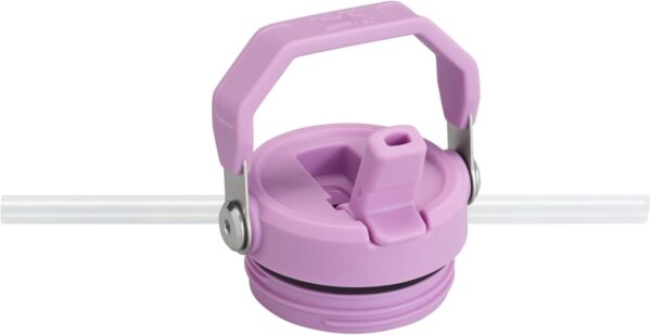 Stanley IceFlow Flip Straw 2.0 Water Bottle 24 OZ | Built-In Straw with Larger Opening | Lightweight & Leak-Resistant | Insulated Stainless Steel | BPA-Free | Lilac - Image 4