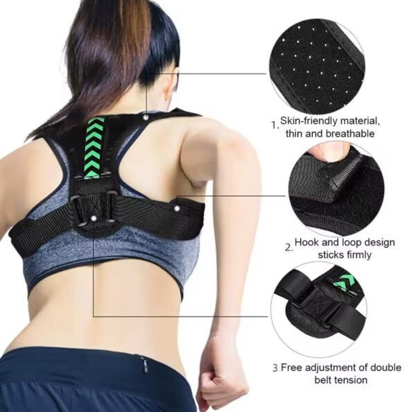 Posture Corrector for Women and Men,Adjustable Upper Back Brace, Posture Corrector - Image 4