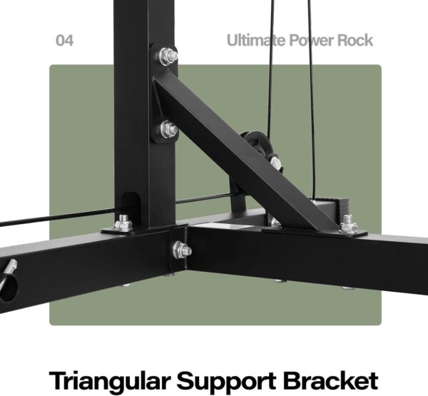MAJOR FITNESS Drone1 Power Cage - Multi-Function Power Rack for Home Gym, Squat Rack with Pull-up Bar, Cable Crossover System, J-Hooks, for Strength Training, Heavy-Duty Steel Construction - Image 6