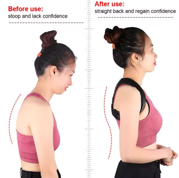 Posture Corrector for Women and Men,Adjustable Upper Back Brace, Posture Corrector - Image 2