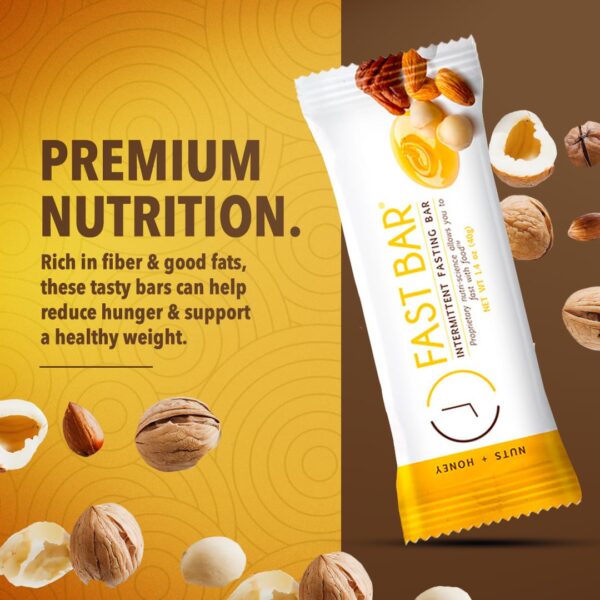 Prolon Fast Bars | Keto, Gluten Free, Dairy Free, Plant Based Protein, For Intermittent Fasting | Developed to Not Break a Fast | Variety Pack | Nuts & Honey, Chocolate Chip, Coconut Macadamia, 24 Ct - Image 5