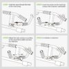 2025 Upgrade Multi-Grip Pull Up Bar with Smart Larger Hooks Technology - USA Original Patent, Designed, Shipped, Warranty - Image 7