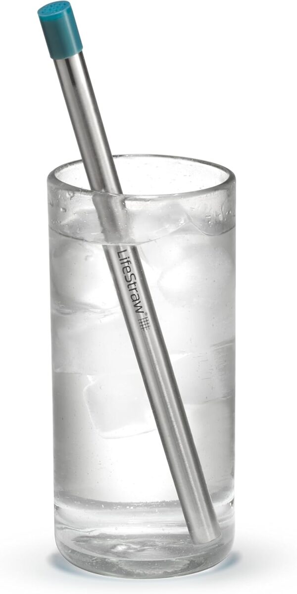 LifeStraw Sip – Reusable Stainless Steel Water Filter Drinking Straw - Image 5