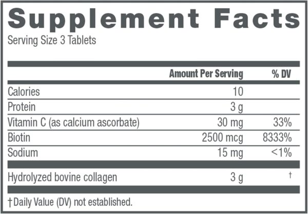 NeoCell Super Collagen With Vitamin C and Biotin, Skin, Hair and Nails Supplement, Includes Antioxidants, Tablet, 270 Count, 1 Bottle - Image 3