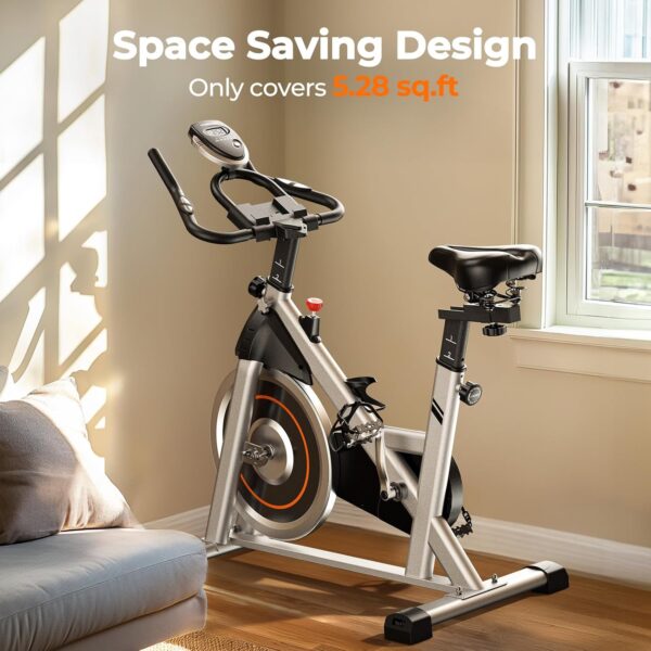 YOSUDA Indoor Cycling Bike Brake Pad/Magnetic Stationary Bike - Cycle Bike with Tablet Mount & Comfortable Seat Cushion - Image 9