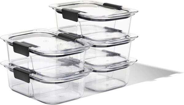 Rubbermaid Brilliance BPA Free Food Storage Containers with Lids - Image 3