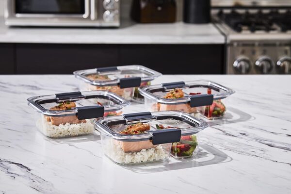 Rubbermaid Brilliance BPA Free Food Storage Containers with Lids - Image 10