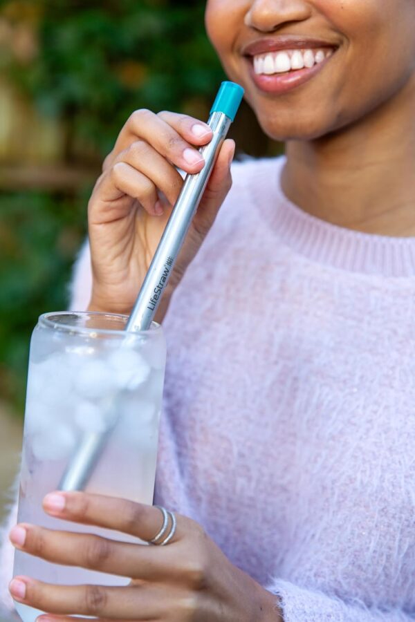 LifeStraw Sip – Reusable Stainless Steel Water Filter Drinking Straw - Image 8