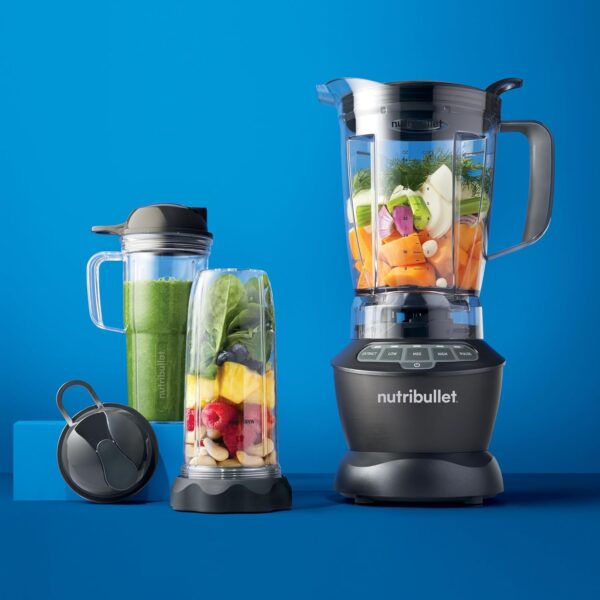 nutribullet Full-Size Blender Combo 1200W – NBF50500 - Dark Gray - Image 7