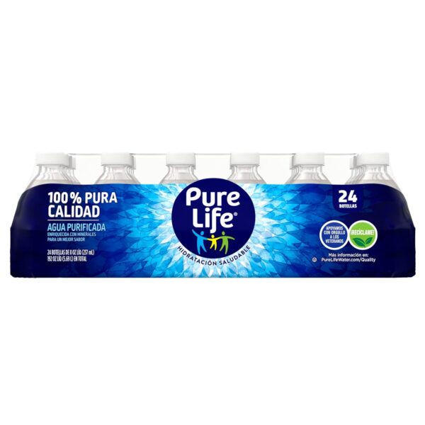 Pure Life, Purified Water, 8 Fl Oz, Plastic Bottled Water, 24 Pack - Image 8