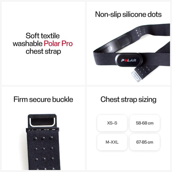 Polar H10 Heart Rate Monitor Chest Strap - ANT + Bluetooth, Waterproof HR Sensor for Men and Women - Image 6