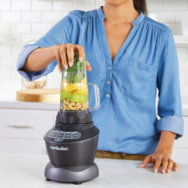 nutribullet Full-Size Blender Combo 1200W – NBF50500 - Dark Gray - Image 11