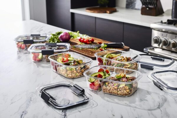 Rubbermaid Brilliance BPA Free Food Storage Containers with Lids - Image 11