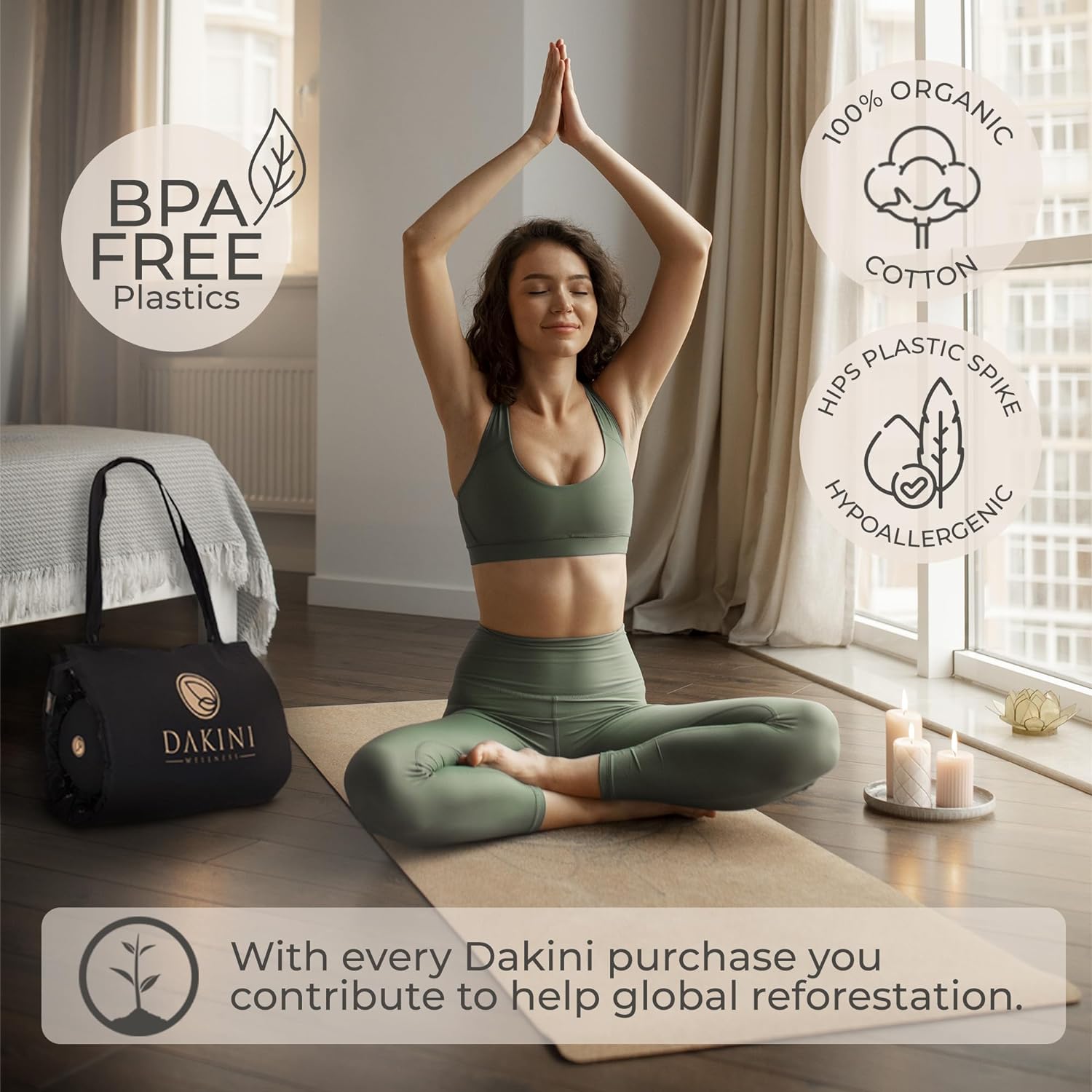 Acupressure Mat and Pillow Set with Extra Mini Accupressure Massage Mat - Acupuncture Mat Full Body - Accupoint Mat for Back Pain (Black) - Image 8