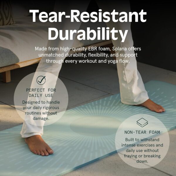 Retrospec Solana 1 inch Yoga Mat - Image 3