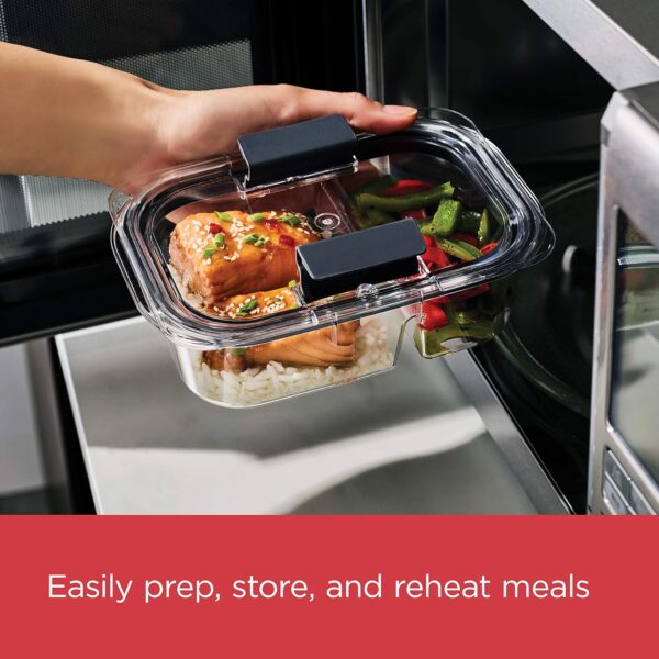 Rubbermaid Brilliance BPA Free Food Storage Containers with Lids - Image 5