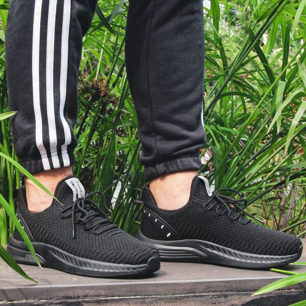 Feethit Mens Slip On Walking Shoes Blade Tennis Shoes Non Slip Running Shoes Lightweight Workout Shoes Breathable Mesh Fashion Sneakers - Image 7