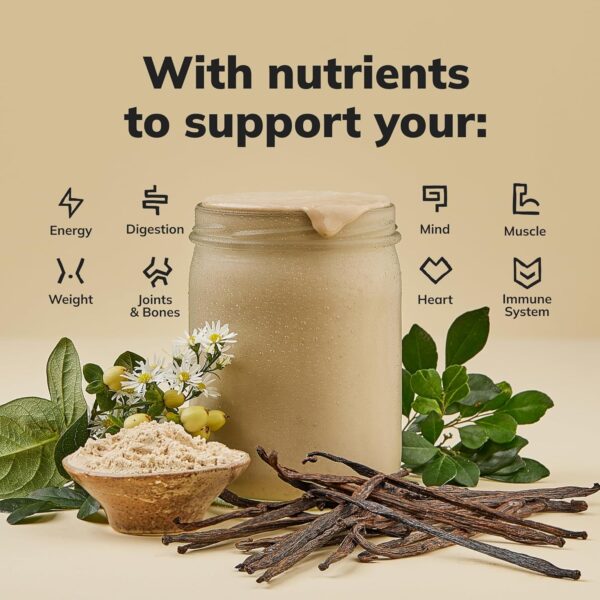 Ka’Chava All-In-One Nutrition Shake Blend, 85+ Superfoods & Nutrients, Meal Replacement, Greens Plant-Based Superfood Powder Protein Drink, Digestive Enzymes & Probiotics, Vegan Dairy Gluten Free, 2lb - Image 5