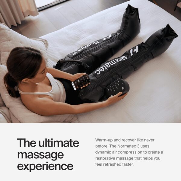 Hyperice Normatec 3 - Recovery System with Patented Dynamic Compression Massage Technology (Normatec 3 Standard Size Legs) FSA-HSA Approved - Image 4