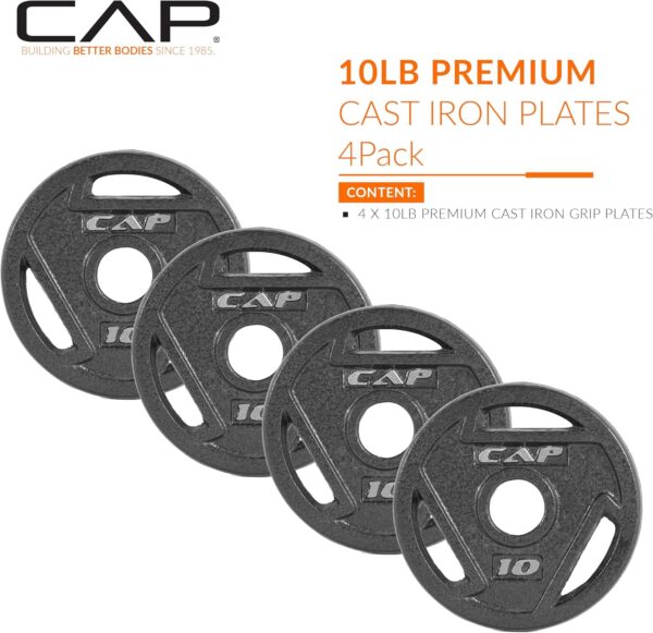 CAP Barbell 2-Inch Olympic Grip Weight Plate | Multiple Options - Image 3