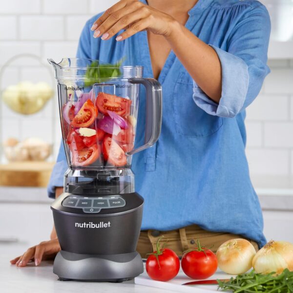 nutribullet Full-Size Blender Combo 1200W – NBF50500 - Dark Gray - Image 10