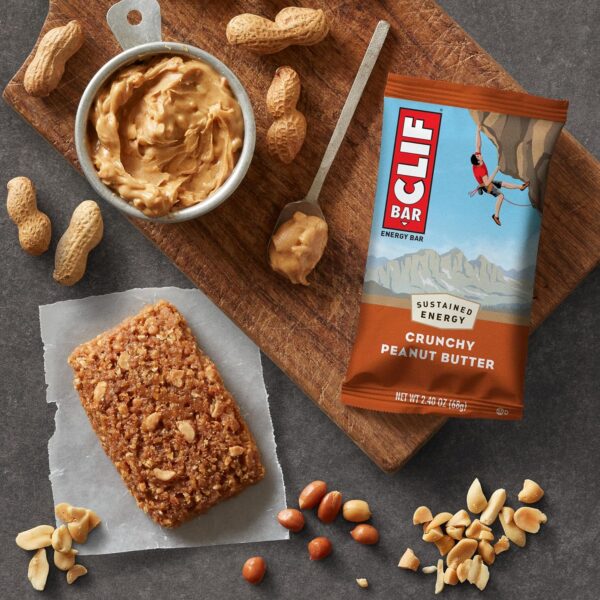 CLIF BAR - Crunchy Peanut Butter - Made with Organic Oats - Energy Bars - Non-GMO - Plant Based Protein Bars (15 Pack) - Image 8