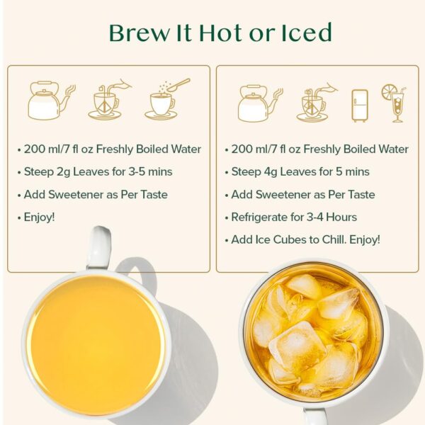 VAHDAM, Turmeric Spice Herbal Tea Bags (100 Pyramid Tea Bags) | Caffeine Free, Non GMO & Gluten Free | Turmeric Ginger Tisane with Cardamom, Cinnamon, Lemongrass & Black Pepper - Image 8