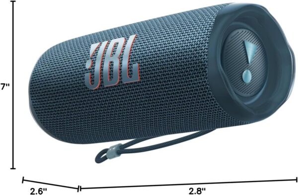 JBL Flip 6 - Portable Bluetooth Speaker, powerful sound and deep bass, IPX7 waterproof, 12 hours of playtime, JBL PartyBoost for multiple speaker pairing for home, outdoor and travel (Blue) - Image 10