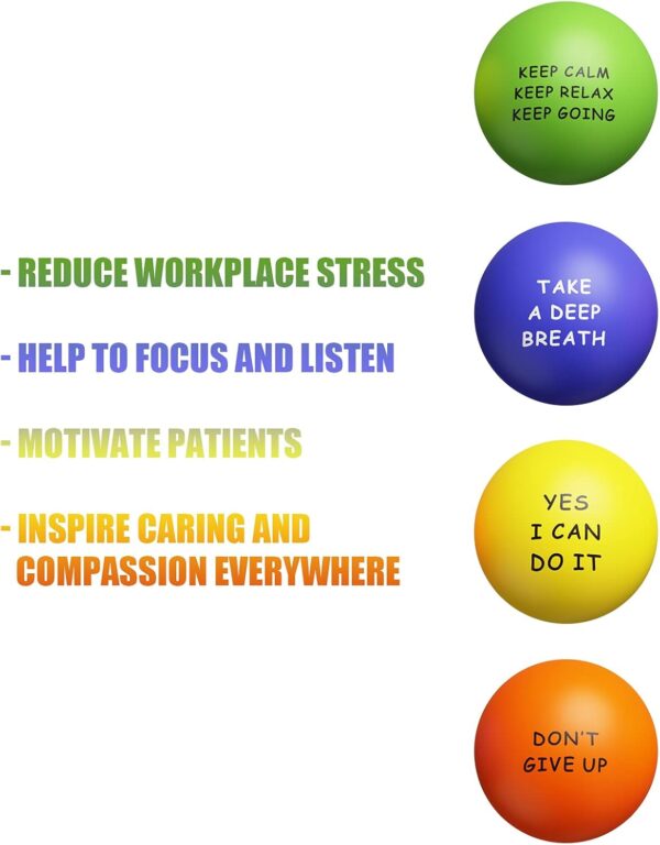 KDG Motivational Stress Balls for Kids and Adults,Stress Relief Balls with Quetos to Relieve Anxiety and Manage Anger (20PACK) - Image 4