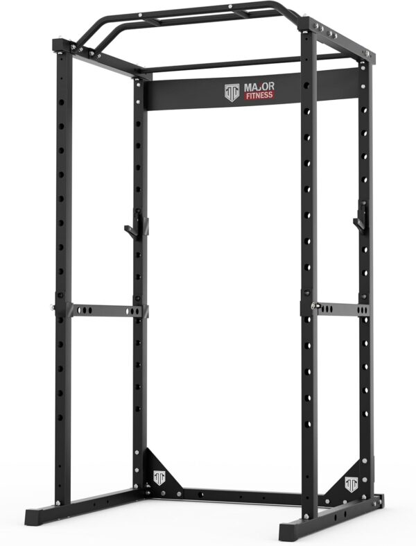 Major Fitness Power Cage, F16 Squat Rack All-in-One 1200lbs Capacity Power Rack with Attachment for Home Gym - Image 2