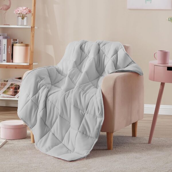 anfie Weighted Blanket(60"x80" 20lbs Queen Size),Ultra Soft and Cozy Cooling Weighted Blanket for Adult,Heavy Blanket with Machine Washable Soft Blanket - Image 6