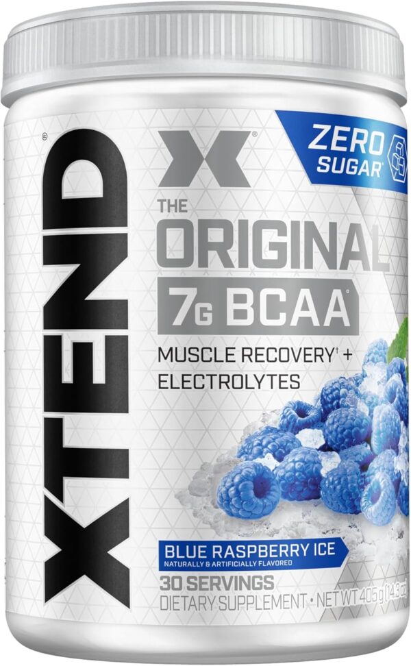 Xtend XTEND Original BCAA Powder 7g BCAA and 2.5g L-Glutamine, Sugar Free Post Workout Muscle Recovery Drink with Amino Acids for Men & Women, 30 Servings - Image 2