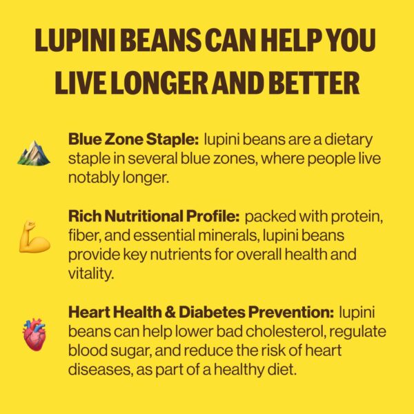 Brami Lupini Beans Snack, Variety | 9g Plant Protein, 0g Net Carbs | Vegan, Vegetarian, Keto, Mediterranean Diet | 2.3 Ounce (Pack of 8) - Image 9